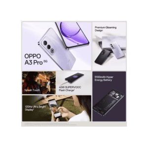 OPPO A3 Pro | 5G | 8 GB RAM | 256GB | Starry Black