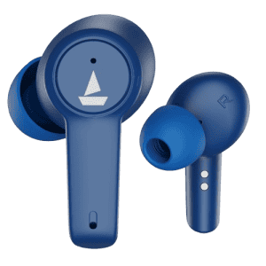 boAt Airdopes 411 ANC Bluetooth Headset | Blue Thunder