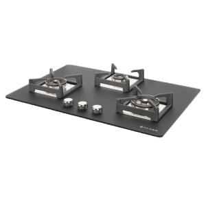 Faber HOB BELLA HT 753 BR AI FFD Automatic Hob | 3 Burner | Glass Top | Black