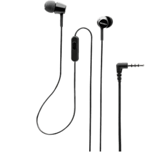 Sony in-Ear Wired Headphones with Mic | Hands-Free Call | MDR-EX155AP