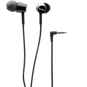 Sony in-Ear Wired Headphones with Mic | Hands-Free Call | MDR-EX155AP