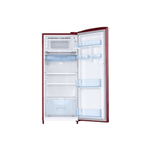 Samsung Single Door Refrigerator |  2 Star | 183 L | Scarlet Red | RR20C11C2RH/HL