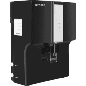 Faber FWP XUV 8000 UV+UF+ Alkaline Water Purifier | 7 L | Black