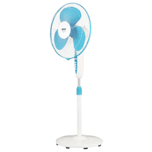 USHA Mist Air Flo Pedestal Fan | 400cm | 3 Blade | Light Blue
