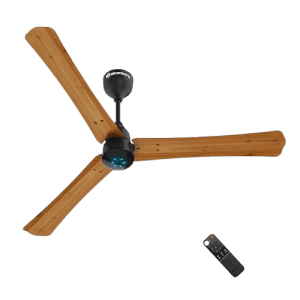 Atomberg Renesa + Ceiling Fan | 1200 mm | BLDC Ceiling Fan with Remote Control & LED Indicators | Golden Oak