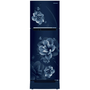Samsung Frost Free Double Door Refrigerator | 236 L | 2 Star | Camellia Blue | RT28C3122CU/HL