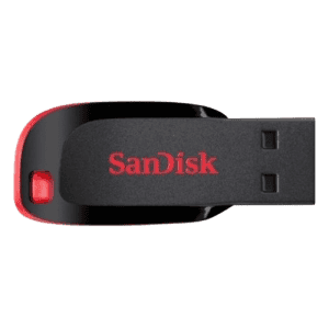 SanDisk Cruzer Blade | USB Flash Drive | 32 GB | Pen Drive | Black,Red