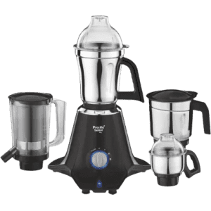 Preethi Taurus Plus MG 257 1000 W Mixer Grinder | 4 Jars | Black