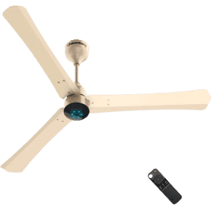 Atomberg Renesa + Ceiling Fan | 1200 mm | BLDC Ceiling Fan with Remote Control & LED Indicators | Metallic Gold