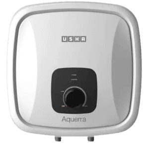 USHA AQUERRA 10 L Storage Water Geyser | White & Black