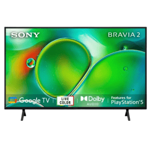 Sony BRAVIA 2 4K Ultra HD Smart LED Google TV | 139 cm (55 inch) | Dolby Audio | Chromecast Built-in | Voice Search | Black | K-55S25