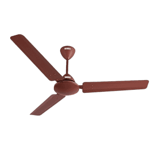 USHA Technix BLDC High speed Ceiling fan | 1200mm | 3 Blade |  5-star | Brown