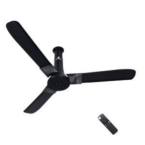 atomberg Studio+BLDC Ceiling Fan | 1200mm | Remote Control | Midnight Black Matt