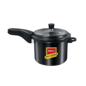 Impex HA Smart D5 Hard Anodized Dripless Aluminium Pressure Cooker | 4.5 L