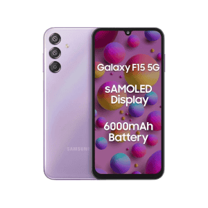 Samsung Galaxy F15  5G | 6 GB RAM |  128 GB | Groovy Violet | SM-E156BLVGINS