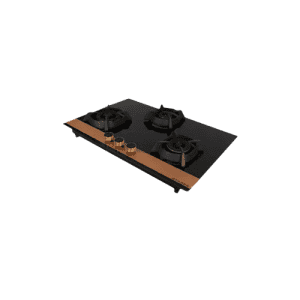 Faber Utopia Pro Toughened Glass Top Automatic Electric Hob | 3 Burner | Black | HT 783 BR CI