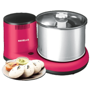 Havells Alai Wet Grinder | 150 W | 2 L | Pink & Silver