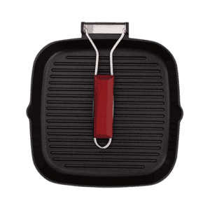 Wonderchef Caesar Folding Nonstick Grill Pan | 24 cm | 5 mm | Black