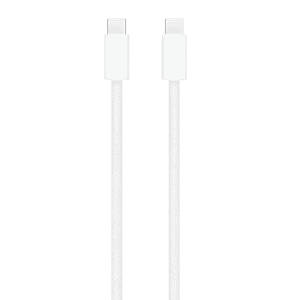 Apple Type C to Type C | 6.56 Feet 2M Cable | Syncing and Transferring Data | White | MU2G3ZM/A