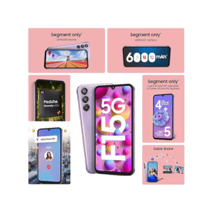 Samsung Galaxy F15  5G | 6 GB RAM |  128 GB | Groovy Violet | SM-E156BLVGINS