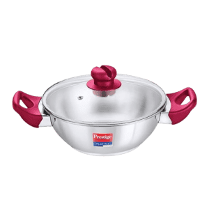 Prestige Platina Popular Stainless Steel Gas & Induction Compatible Kadhai
