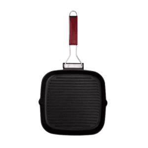 Wonderchef Caesar Folding Nonstick Grill Pan | 24 cm | 5 mm | Black