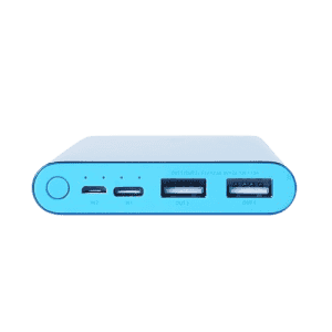 MI 10000mAh 3i Lithium Polymer Power Bank |  Dual Input(Micro-USB and Type C) and Output Ports 18W Fast Charging  | Metallic Blue |
