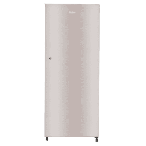 Haier Direct Cool Single Door Refrigerator | 3 Star | 190 L | Inox Steel | HRD 2103BIS P