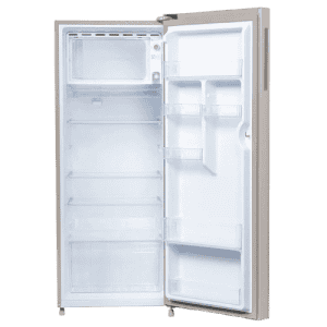 Haier Direct Cool Single Door Refrigerator | 3 Star | 190 L | Inox Steel | HRD 2103BIS P