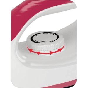 Havells Czar Dry Iron | 1000 W | Ruby And White
