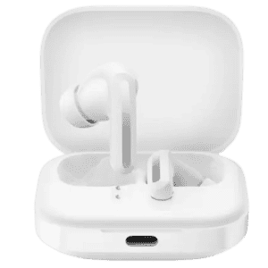 Redmi Buds 5 Truly Wireless Bluetooth |  Upto 46Db Hybrid Noise Cancellation | Charging with Upto 38Hrs Playback | Fusion White | M2316E1