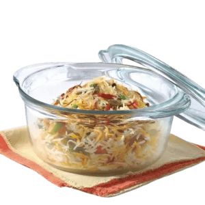 BOROSIL Deep Round Casserole | 1.75 L