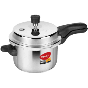 Pigeon Inox Stainless Steel Induction Bottom Pressure Cooker | 3 L