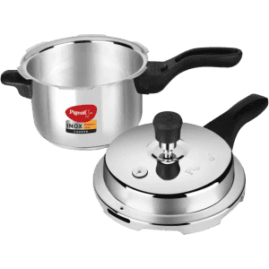 Pigeon Inox Stainless Steel Induction Bottom Pressure Cooker | 3 L