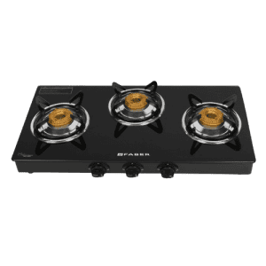 Faber Power Glass Cooktop | 3 Burner | 3BB BK
