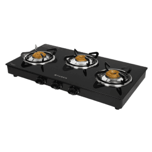 Faber Power Glass Cooktop | 3 Burner | 3BB BK