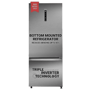 Haier Frost Free Double Door Bottom Mount Convertible Refrigerator | Magic Convertible Inverter | 2 Star | 445 L | HRB-4952BIS-P