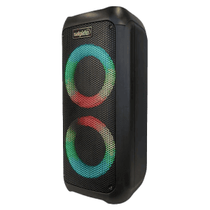 Salpido Waves 303 Portable Bluetooth Party Speaker | Portable Bluetooth RGB Subwoofer | 80 W | Black