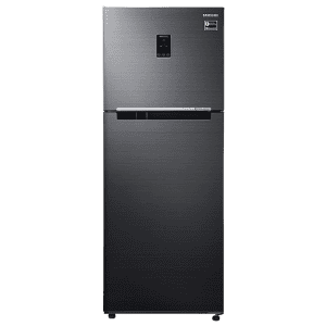 Samsung 363L 2 Star | Inverter Frost-Free Convertible 5 In 1 Double Door Refrigerator | RT39C5532BS/HL | Black Inox
