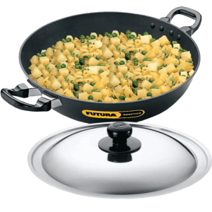Hawkins Futura Nonstick Kadhai | Deep Fry Pan | 4 L | 30 cm | 3.25 mm | NK40S