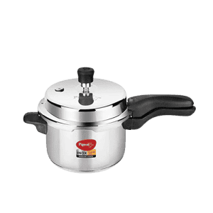 Pigeon Inox | 3 L | Induction Bottom Pressure Cooker | Stainless Steel