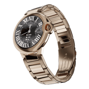 Fire-Boltt Topaz Round Luxury Metal Smartwatch | 1.3 Inch | Rose Gold