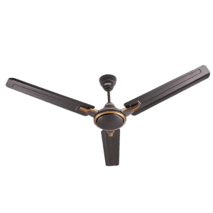 USHA Racer Chrome Ceiling Fan | 1200MM | Ultra High Speed 400RPM  | Rich Smoke Brown