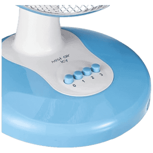 USHA MIST AIR FLO Ultra High Speed Table Fan |  3 Blade | 1350rpm | 400 mm | LIGHT BLUE