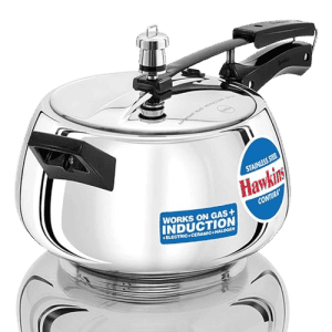 Hawkins Contura  Inner Lid Induction Bottom Pressure Cooker | 5 L | Stainless Steel