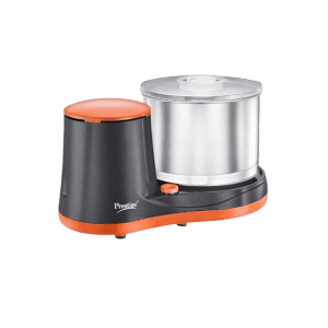 Prestige Wet Grinder | Coconut Scraper | Atta Kneader Attachments | 200 W | Black & Orange | PWG 07 41213