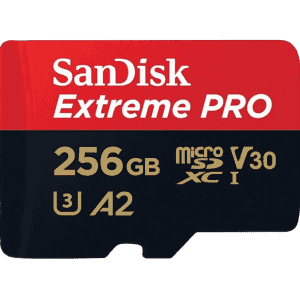 SanDisk Extreme Pro microSDXC UHS I Memory Card | 256 GB | 200 MB/s