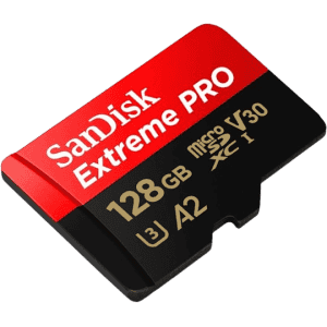 SanDisk Extreme Pro MicroSDHC Memory Card | 200 MB/s | 128 GB | Class 10