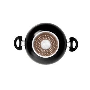 Blueberry Nonstick Kadai with Glass Lid | 3 Layer Coating | Induction Base | 3mm Thickness | 24cm