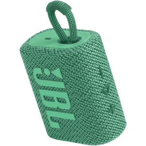 JBL Go 3 Eco Wireless Ultra Portable Bluetooth Speaker | Rugged Fabric Design | Waterproof | Green